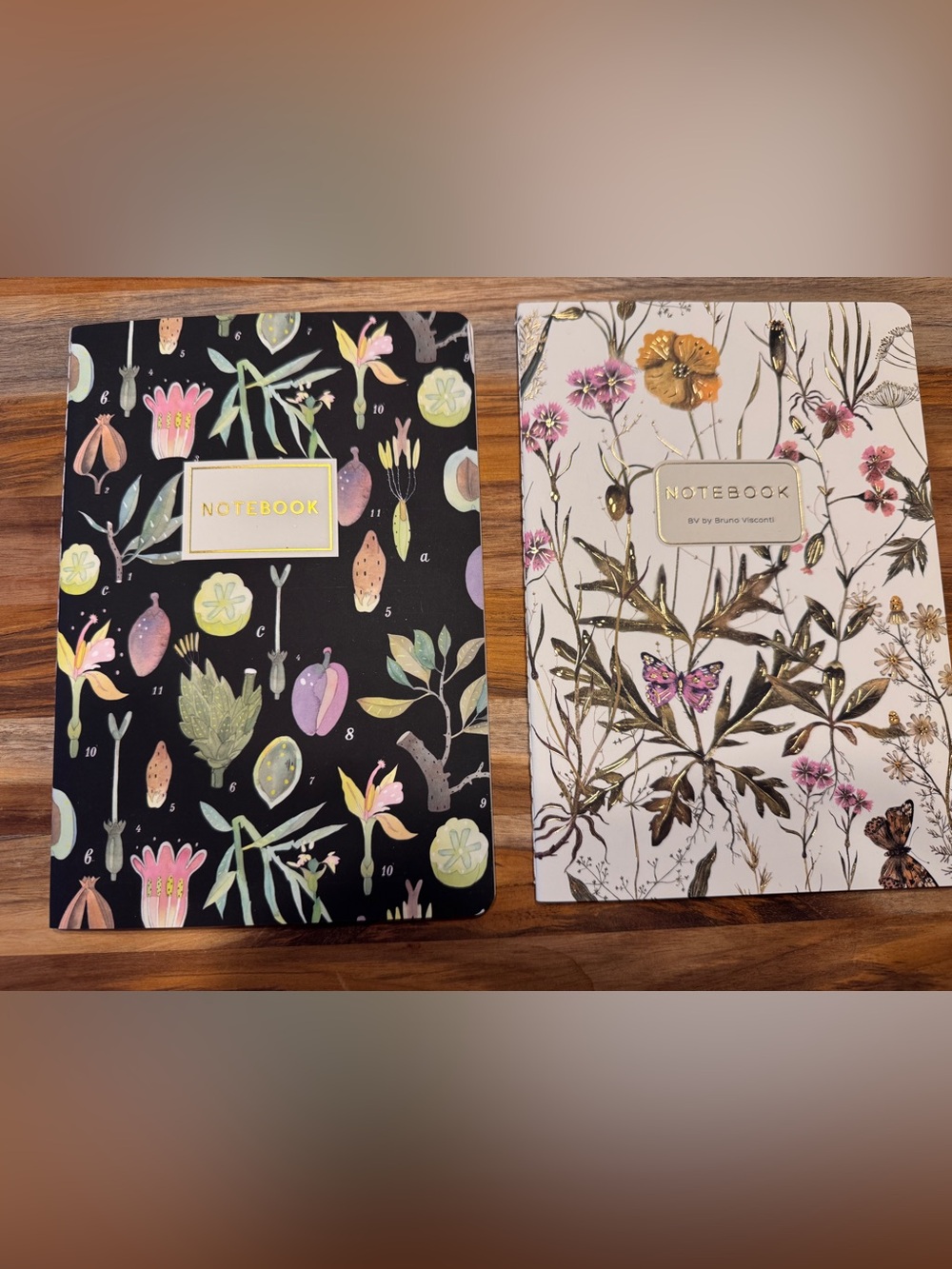 2 Pack Gorgeous Soft Touch Journals - BV by Bruno Visconti - Amazing Unique Gift